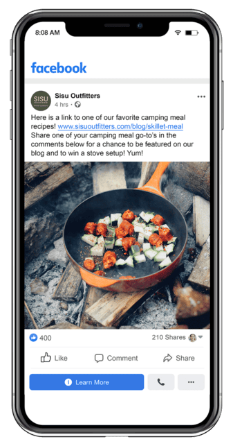 A Meta ads campaign managed by Nakhla Agency